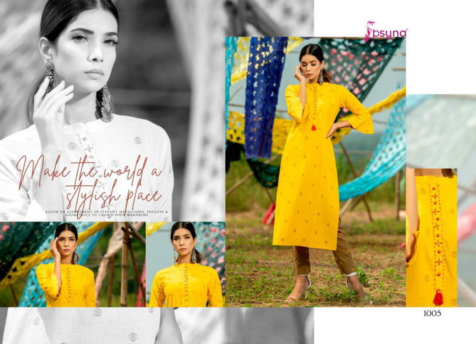 Poetry Vol 1 Psyna Cotton Designer Kurtis Catalog
